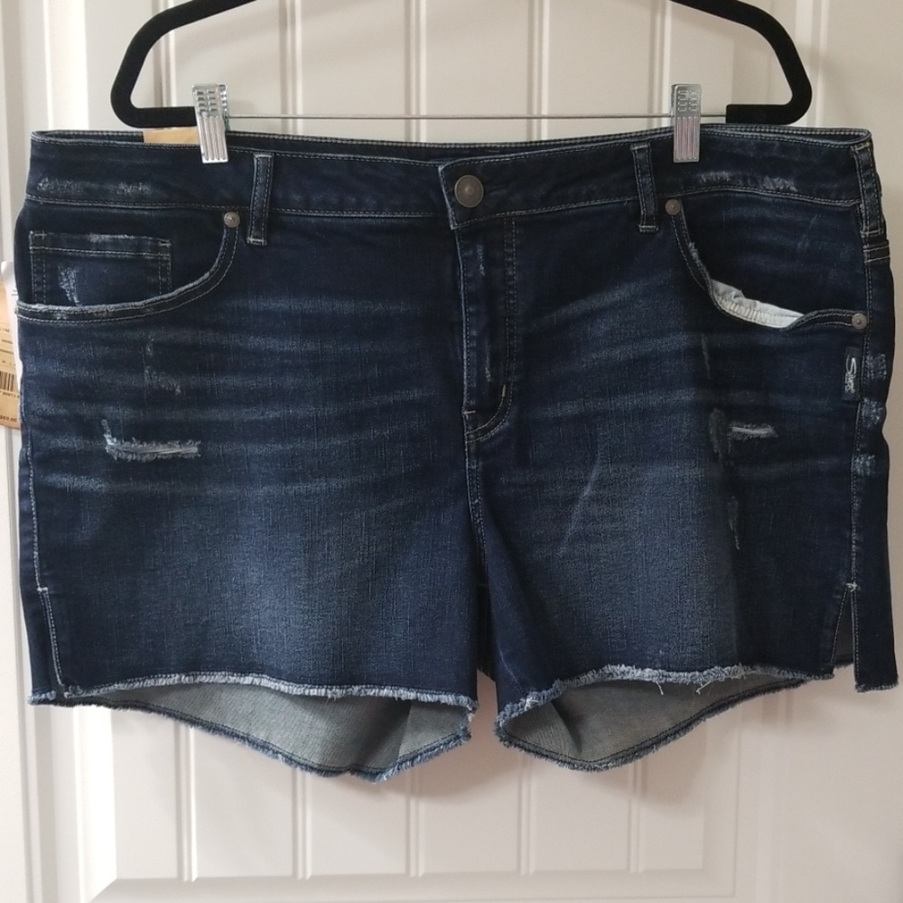 Silver Jean Shorts Elyse